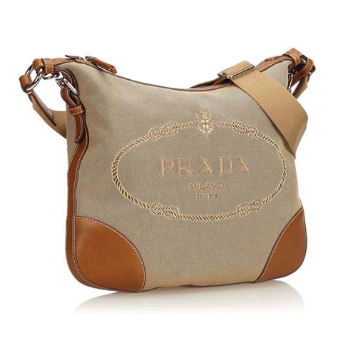 prada brown leather bags|Prada milano brown leather handbag.